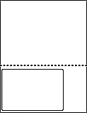 OL830- 6" x 4" Blank Label Template