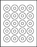 OL9990 1.57" Center Hub  Labels