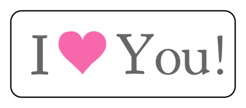 I Love You - Label Templates - OL875 - OnlineLabels.com