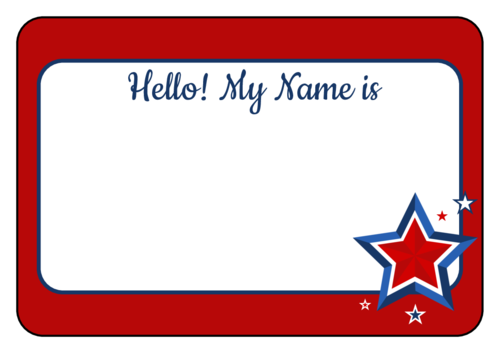 Customizable Name Template Free Printable Word