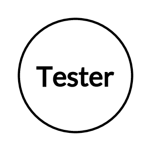 Tester circle sticker templates for customers to sample your products