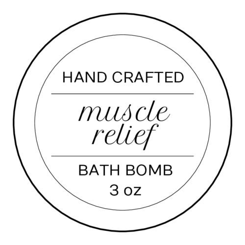 Basic Bath Bomb Label Template