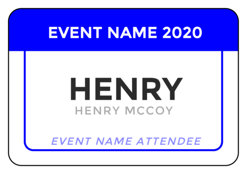 Color Coded Event Name Tag Labels Templates Onlinelabels Com