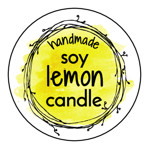 Handmade Soy Candle Label Template