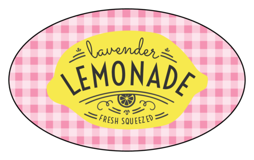 Fresh squeezed lemonade stand label.