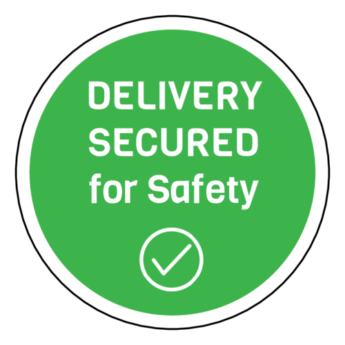 "Delivery Secured" Take-Out Food Safety Seal Label