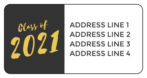 Class of address label template