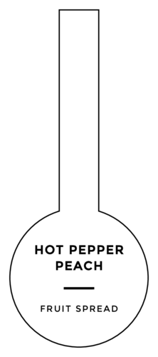 Black and white modern and minimalist simple jar seal lollipop label
