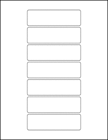 4.25" x 1.25" Blank Label Template - PDF - OL1461