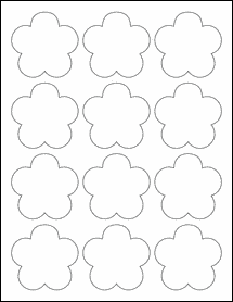 24565" x 23962" flower labels  flower stickers  ol260