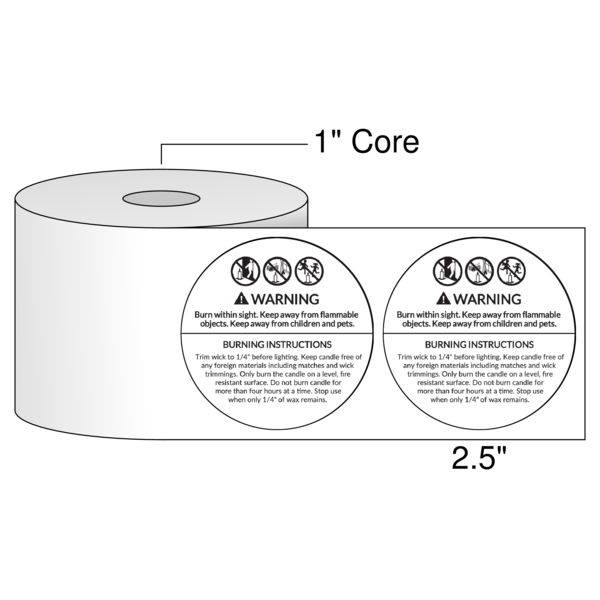 Minimal Circle Bath Bomb Label Template