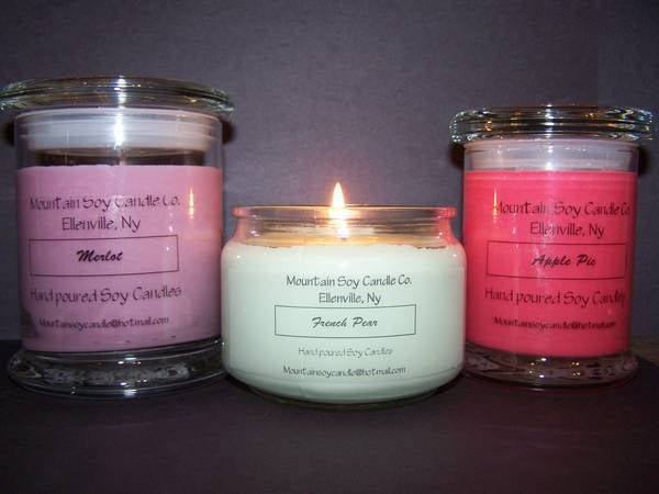 Clear Candle Jar Labels - Customer Label Ideas