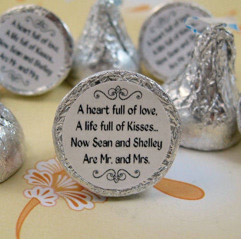 hershey kiss label template