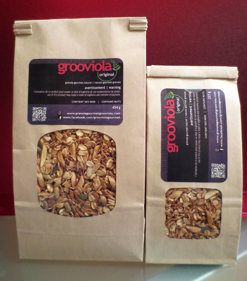 Product Labels by Grooviola Gourmet Granola Customer Ideas