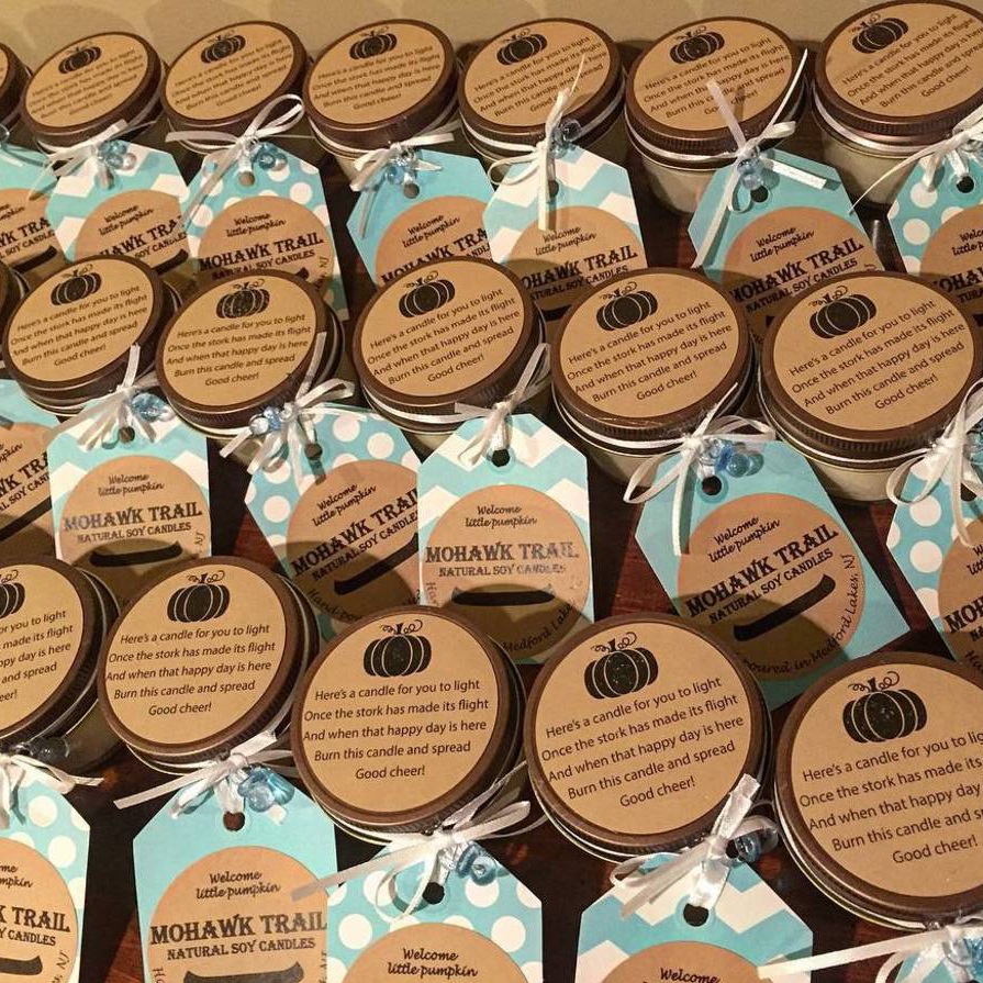 Baby Shower Candle Favors Customer Label Ideas Online Labels