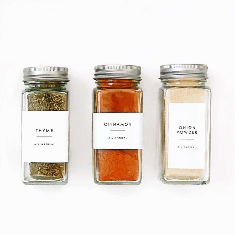 Spice Labels - Customer Label Ideas