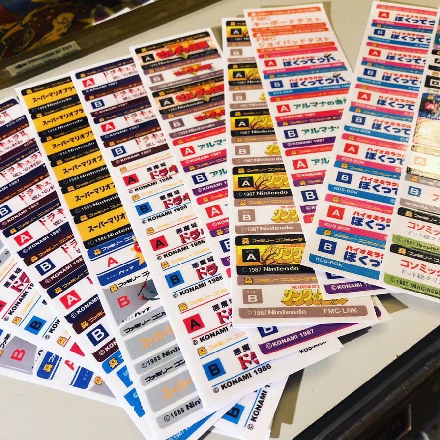 Foiled Mouse Head Checklist or Headers on Clear Sticker Paper. -   Finland