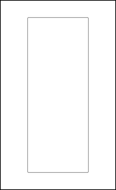 Sheet of 4.5" x 11.5"  labels