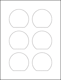 Sheet of 2.75" x 2.5" Blockout labels