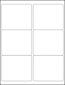 Sheet of 4" x 3.33"  labels
