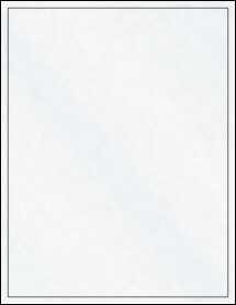 Sheet of 8" x 10.5" Clear Matte Inkjet labels