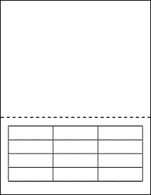 Sheet of 2.54" x 0.78125"  labels