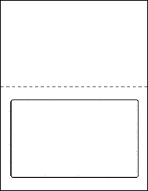 Sheet of 7.375" x 4.5"  labels