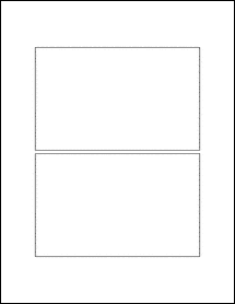 Sheet of 6" x 3.75"  labels