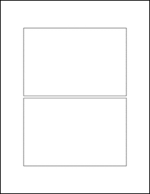 Sheet of 5.875" x 3.875"  labels