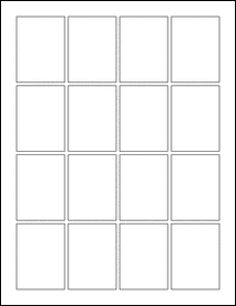 Sheet of 1.75" x 2.375"  labels