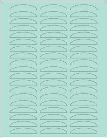 Sheet of 0" x 0" Pastel Green labels