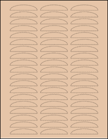 Sheet of 0" x 0" Light Tan labels