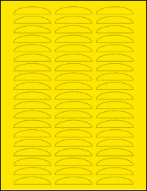 Sheet of 0" x 0" True Yellow labels