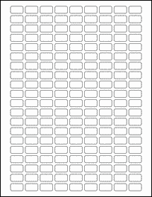 Sheet of 0.71" x 0.4"  labels