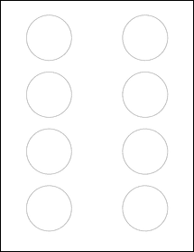 Sheet of 1.9931" Circle  labels
