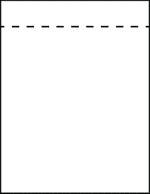 Sheet of 8.5" x 11" Aggressive White Matte labels