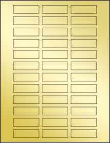 Gold Foil Inkjet - OL1789 - 2" x 0.625"