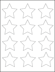 Sheet of 2.3758" x 2.2601"  labels
