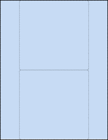 Sheet of 5.5" x 5.5" Pastel Blue labels
