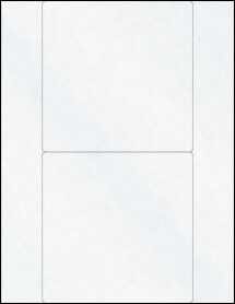 Sheet of 5.5" x 5.5" Clear Matte Inkjet labels