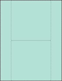 Sheet of 5.5" x 5.5" Pastel Green labels