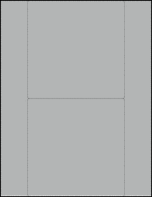 Sheet of 5.5" x 5.5" True Gray labels