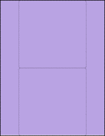 Sheet of 5.5" x 5.5" True Purple labels