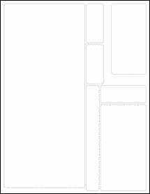 Sheet of 0" x 0"  labels