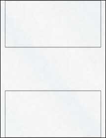 Sheet of 7.75" x 3.75" Clear Matte Laser labels