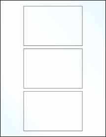 Sheet of 4.75" x 3.1983" Clear Gloss Laser labels