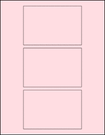 Sheet of 4.75" x 3.1983" Pastel Pink labels