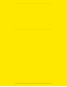 Sheet of 4.75" x 3.1983" True Yellow labels