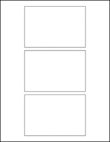 Sheet of 4.75" x 3.1983" Removable White Matte labels