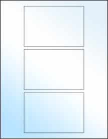 Sheet of 4.75" x 3.1983" White Gloss Laser labels